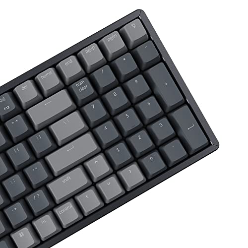 Keychron K4 RGB Hot Swappable Mechanical Keyboard, 96% Layout Bluetooth Wireless/USB Wired Computer Keyboard with Super Red Switch Aluminum Frame for Mac Windows-Version 2 - color: Keychron Super Red Switch, size: Version 2