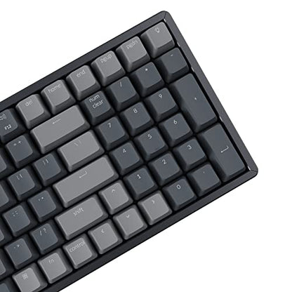 Keychron K4 RGB Hot Swappable Mechanical Keyboard, 96% Layout Bluetooth Wireless/USB Wired Computer Keyboard with Super Red Switch Aluminum Frame for Mac Windows-Version 2 - color: Keychron Super Red Switch, size: Version 2