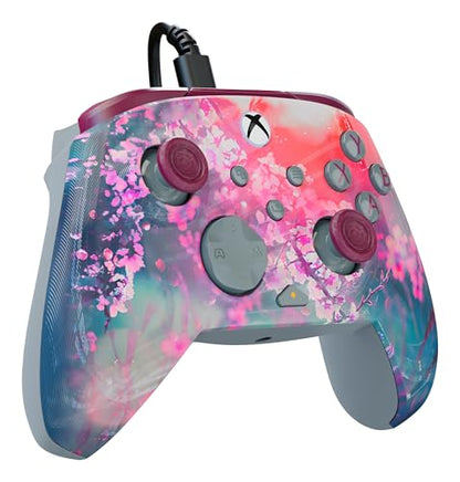 Turtle Beach Rematch Advanced Wired Gaming Controller for Xbox & PC | Xbox Series X|S, Xbox One, PC, 2 Remappable Buttons, Hall-Effect Triggers, Audio Controls, Image Shifting Design, Kyoto Bloom - color: Kyoto Bloom Reveal