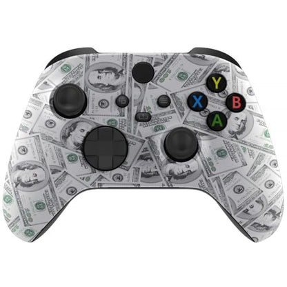 Stealth Controllers Wireless Controller for Xbox Series S, Xbox Series X, Xbox One - Soft Touch Feel - Custom Series S/X Controller ($100 Money) - color: $100 Money