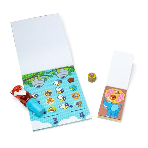 Melissa & Doug Sticker Wow!™ Fox Bundle: 24-Page Activity Book, Refillable Sticker Stamper, Mini Pad, 500 Stickers, Arts and Crafts for Kids Ages 3+ (Pack of 2) - color: Fox, size: Bundle (Pack of 2)