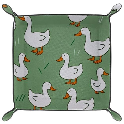 Duck Dice Tray Dice Rolling Tray Folding Dice Holder for Dice Games, Like RPG, DND and Other Table Games - color: Multi 18