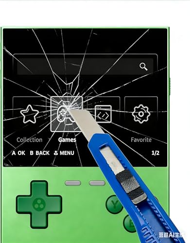 TRIMUI Brick Hammer Retro Handheld Game Console Screen Protector[3Pack] | TRIMUI Brick Hammer 9H Hardness Tempered Glass Screen Protector, Scratch-Resistant, Bubble-Free, Dust-Proof