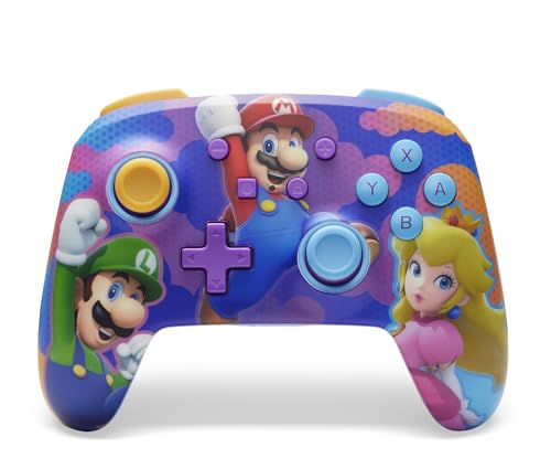 PowerA Enhanced Wireless Controller for Nintendo Switch/Switch 2 / Switch Lite/OLED Model - Color Splash Heros - Gamepad, game controller, Officially Licensed - color: Color Splash Heroes