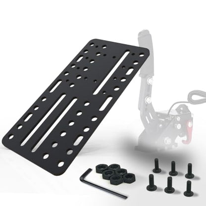 For Racing Game G25/27/29 T500 Windows 14 Bit Pc Usb Game Handbrake Sim Card,Compatible with Logitech Driving Force Shifter, Thrustmaster TH8A Shifter,Universal Desk/Chair Mount Bracket Plate