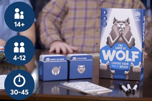 Gray Matters Games The Game of Wolf a Trivia Game for Friends, Families and Teens - style: The Game of Wolf
