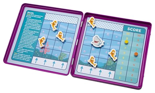 Take N Play, Anywhere Sharks & Minnows, Board Games for Kids- Board Games for Family Night, Family Games, Game Night, Family Board Games, Kids Toys, Travel Games, Preschool Toys, Ages 6+ - style: Sharks N Minnows