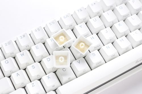 Ducky One 2 Pro Mini White Edition Mechanical Keyboard, RGB LED - Cherry Silver (US) - color: Cherry MX Silver
