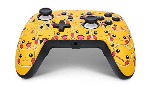 PowerA Enhanced Nintendo Switch and Switch 2 Wired Controller - Pikachu Moods, Gamepad, game controller, wired controller, officially licensed - color: Pikachu Moods