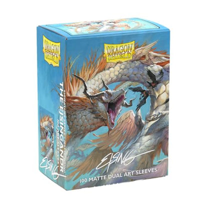 Dragon Shield | Matte Dual Art Sleeves | The Ejsingandr | 100 CT - Smooth & Tough Premium TCG Sleeves | Compatible with Pokemon, One Piece & Magic the Gathering - color: The Ejsingandr
