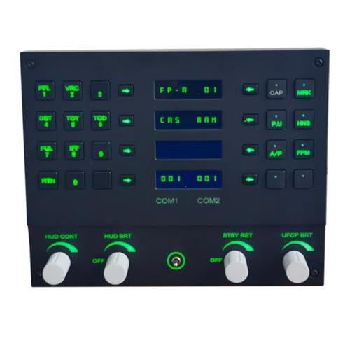 Flight Simulator Controller, UFCP Up Front Control Panel for PC Flight Simulators, Compatible with JF-17, F/A-18 F16 in DC-S - style: UFCP Front Control Panel