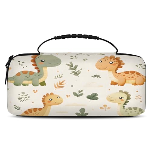 Adornori Dinosaur Carry Case Compatible with Nintendo Switch 2, with 20 Games Cartridges, Cartoon Portable Travel Carrying Case Pouch for Accessories & Games - color: Multicolor 18