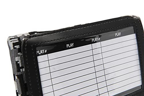 Champro Adult Quarterback Playbook Triple (AF50B) - color: Camo Black, size: Youth