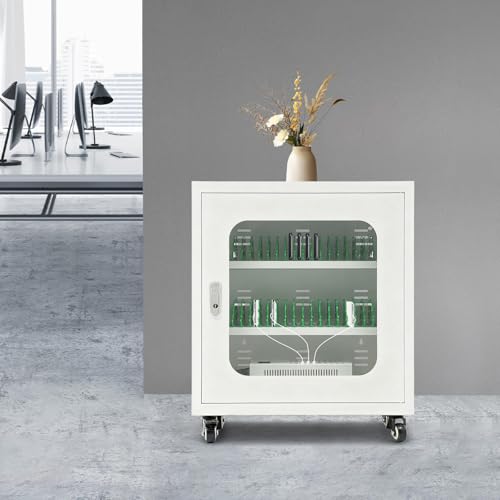 Rechargeable Mobile Phone Charging Cabinet,40 Slots Cell Phones Charging Station Portable Cellphone Charging Cart with Combination Lock, for Students and Employees, Tourists (40-Slots) - size: 40-Slots