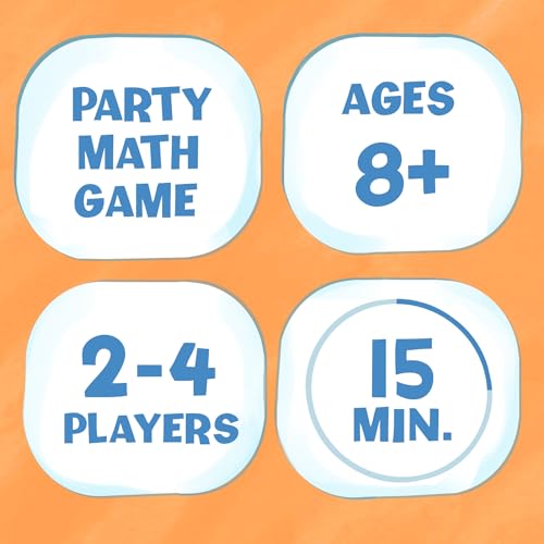 Melon Rind Jump 6, Math Game for Kids Learning Multiples of 6, Lively, Fun Card Game, Quick Activity for Boosting Math Confidence, Ages 8+ - style: Multiples of 6