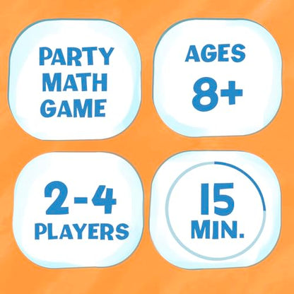 Melon Rind Jump 6, Math Game for Kids Learning Multiples of 6, Lively, Fun Card Game, Quick Activity for Boosting Math Confidence, Ages 8+ - style: Multiples of 6