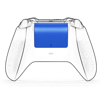 KELIFANG Replacement Battery Cover Door Compatible with Xbox One, Xbox One S Controller, Battery Back Shell Repair Part Compatible with Xbox Wireless Controller (4 Pack, Blue) - color: Blue