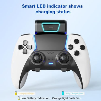 Rechargeable Battery Pack Compatible with PS5 Dualsense/Edge Controller,Play and Charge Kit for PlayStation 5 Controller,USB Type-C Charging Cable,+10 Hours of Battery Life,1 Pack