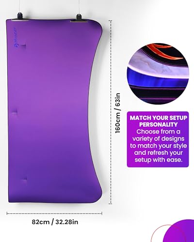 Arozzi Arena Gaming Desk Pad D006 | Full Desk Mouse Pad, Washable Desk Mat, Anti-Slip Rubber Base, Water-Resistant Surface - color: D006