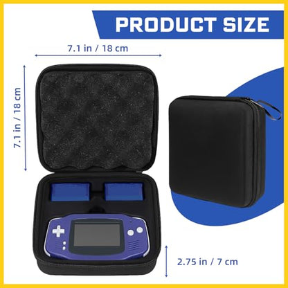 Case for Gameboy Advance, Accessories for GBA, Hard Storage Portable Bag for GBA - Holds 6 Games