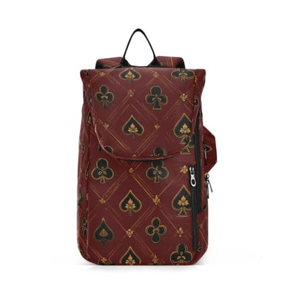 Tennis Racket Ball Backpack Gothic Style Burgundy Board Games 2 Rackets Tennis Racket Cover Bag with Protective Pad