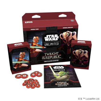 Star Wars: Unlimited TCG Twilight of the Republic Starter Set | Master the Clone Wars! Trading Card Game for Kids & Adults, Ages 12+, 2 Players, 20 Mins