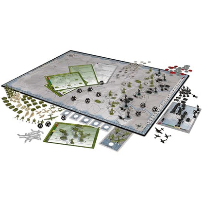 Renegade Game Studios Axis & Allies Battle of the Bulge WWII Board Game | 2 Player Strategy Wargame with 138 Miniatures, Hexagonal Grid Movement, Ardennes Map and Tactical Combat, Ages 14+