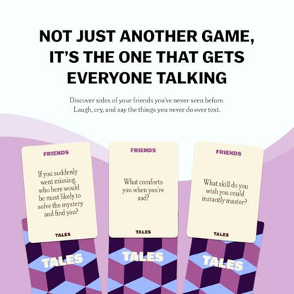 TALES 150 Conversation Cards, Friends Edition, Get to Know Your Friends - color: Friends Edition
