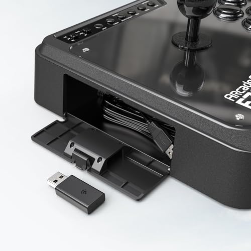 MAYFLASH Arcade Stick F700 for PS5, PS4, Switch, Switch 2, Windows, Apple, Android and more. Fight Stick Support Wireless Bluetooth, 2.4G Receiver and Wired Connection