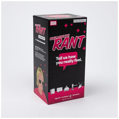 Spin Master Games One Minute Rant The Controversial Family Game | Rant For 60 Seconds On A Topic, Sparks Lively & Funny Debates, Great Pick For Family Game Night, For 3-8 Players, Ages 12+