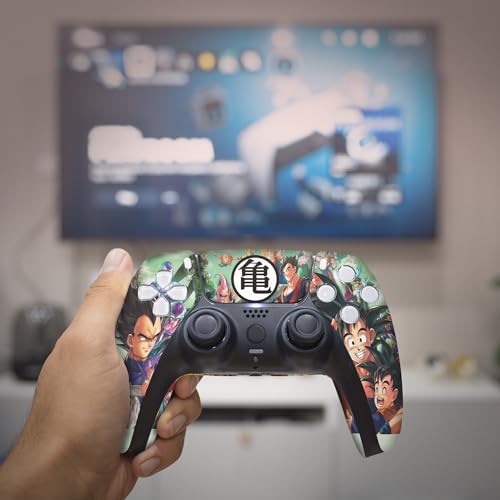 D. B. Z. FAMM Custom PS-5 Controller Wireless compatible with Play-Station 5 Console by BCB Controllers | Proudly Customized in USA with Permanent HYDRO-DIP Printing (NOT JUST A SKIN) (MODDED) - color: D. B. Z. Famm, size: Modded - Front & Back Print