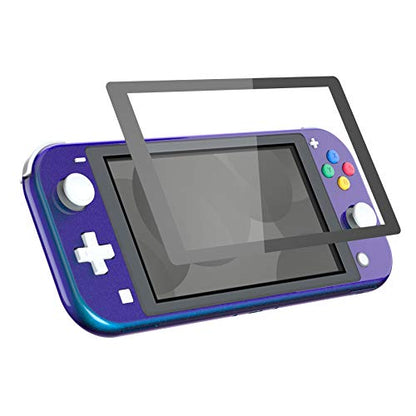 eXtremeRate Chameleon Purple Blue Glossy DIY Replacement Shell for Nintendo Switch Lite, NSL Handheld Controller Housing w/Screen Protector, Custom Case Cover for Nintendo Switch Lite - color: Chameleon Purple Blue