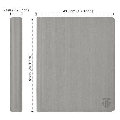 16 Pocket Toploader Binder,Holds 640 3”x4” Toploader Hard Cases,Sleeves Card Collection Binder,20 Double Sided Pages,Compatible with Trading & Sports Holder(Gray) - color: Gray, size: 16 Pocket
