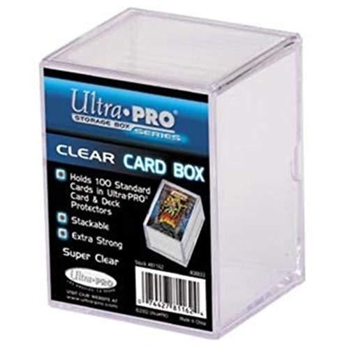 Ultra PRO 81147 2-Piece 150 Count Clear Card Storage Box