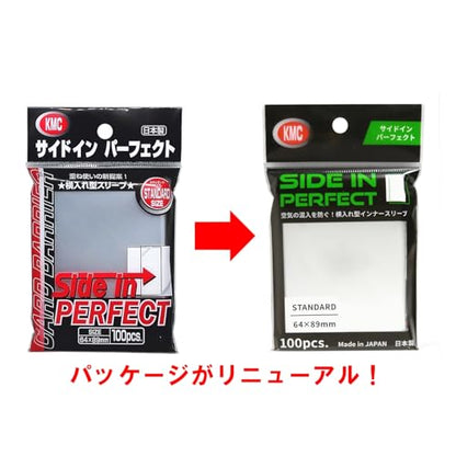 KMC KMC1713 Standard Size Side In Perfect Sleeves (100) (Clear)