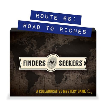 Mystery Game Route 66 Road to Riches Detective Puzzle Game | Immersive adventure, brain-teasing clues, iconic Route 66, perfect for family fun and mystery lovers' excitement!