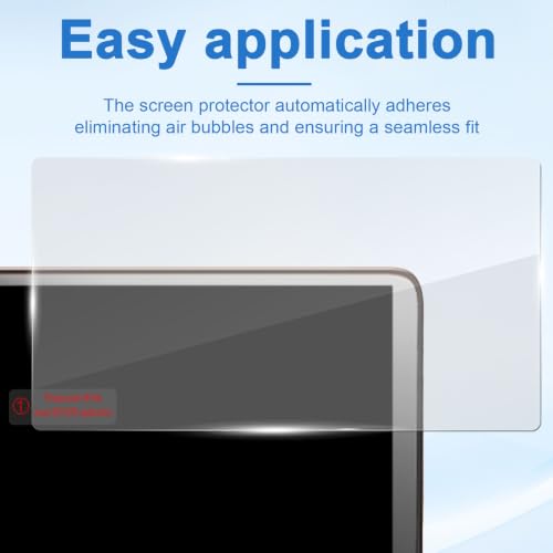 2pcs Screen Protectors for AYN THOR Handheld Console, Glass Dual Display with Anti-Scratch HD Clear & Bubble-Free with Cleaning Accessories (Upper + Lower Screen)
