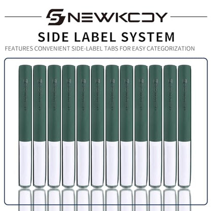 Snekdy Top loader Binder, 9 Pockets Top Loader，Holds 360 Top Loaders cards, Card binder with Sleeves for card in 3 x 4 inch color smooth Zipper PU Leather (Green) - color: Green