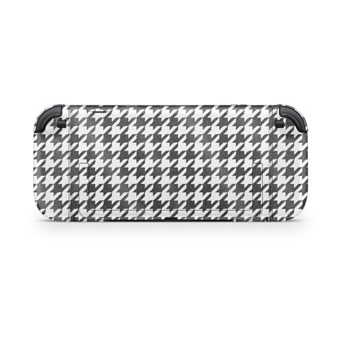 Glossy Glitter Gaming Skin Compatible with Nintendo Switch 2 Console Only - Houndstooth - Premium 3M Vinyl Protective Wrap Decal Cover - Easy to Apply | Crafted in The USA by MightySkins - color: Houndstooth, size: Switch 2 Console Skin Only, style: Gloss
