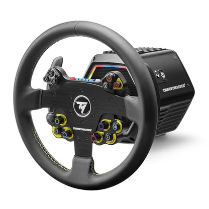 Thrustmaster T818 EVO 32R Direct Drive Racing Wheel & Pedal Set - PC | 10 Nm constant torque, 32 cm leather rim, detachable hub, Raceline LTE 2-pedal kit, force feedback, modular & upgradeable