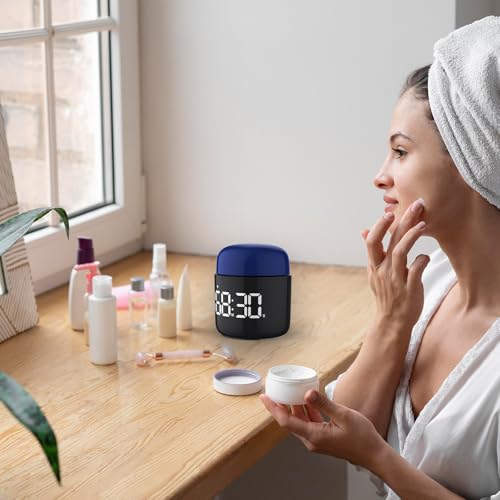 Large Display Digital Timer Stopwatch, Retro Manual Twist Table Count Down & Up Game Timer, Easy to use, Night Light Silent & Sound Timers for ADHD Study Work Kitchen Classroom Yoga Gym (Navy) - color: Navy
