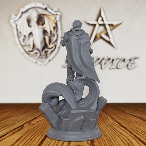 AUSPDICE Harness Mental Energy - 28mm Human Psyker Miniature for DND RPG Fantasy Battles, Unpainted & Customizable Tabletop Gaming Figure-AS135
