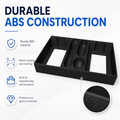 Board Game Insert for 1920 Wall Street – Card and Token Organizer | in-Box Component Storage Tray | Keeps Game Pieces Sorted and Ready to Play | Tabletop Gaming Accessory