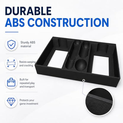 Board Game Insert for 1920 Wall Street – Card and Token Organizer | in-Box Component Storage Tray | Keeps Game Pieces Sorted and Ready to Play | Tabletop Gaming Accessory