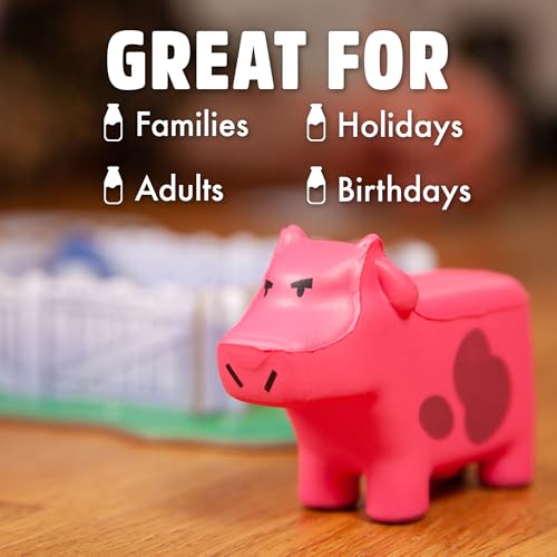 Herd Mentality Udderly Funny Family Board Game, Ages 10+ | Think the Same to Win, Easy & Fun for Big Groups, 4-20 Players, Kids & Adults, Dodge the Pink Cow, Summer Camp Games - style: Herd Mentality - Main Game + Bonus Content