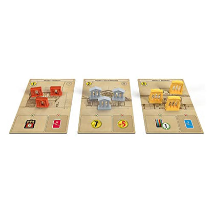 Asmodee 7 Wonders Edifices Board Game EXPANSION - New Challenges and Majestic Wonders Await, Civilization Strategy Game for Kids and Adults, Ages 10+, 3-7 Players, 30 Min Playtime