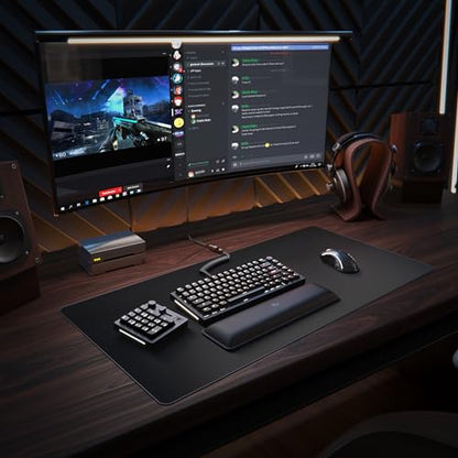 GLORIOUS GMMK Macro Pad - Black Mechanical Numpad - 10 Key USB Keypad - Hotswap, Programmable Volume Knob, RGB Backlit, Wired & Wireless Bluetooth- Gaming Keyboard Number Pad - color: Black Slate