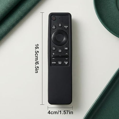 2 Pack Protective Silicone Remote Case Cover Compatible with Samsung Smart TV Remote BN59 Series, Anti-Slip Shockproof Sleeve Skin (Black) - color: Black