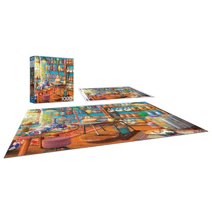 RoseArt - Hobby Haven - Pottery Studio - 1000 Piece Jigsaw Puzzle for Adults - style: Pottery Studio