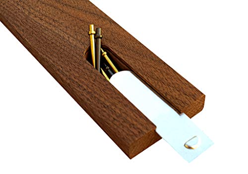 Alex Cramer 'Cabin Club' Classic Domino Set with Black Walnut Case - Premium Quality 28 Indestructible Double Six Dominoes (Double 6 Dominos Set)